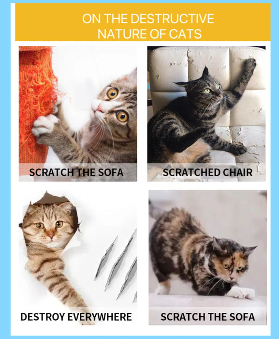 Anti-Scratch Tape for Cats! Furniture Protectors for Cats, Transparent Self-Adhesive Pet Training Tape