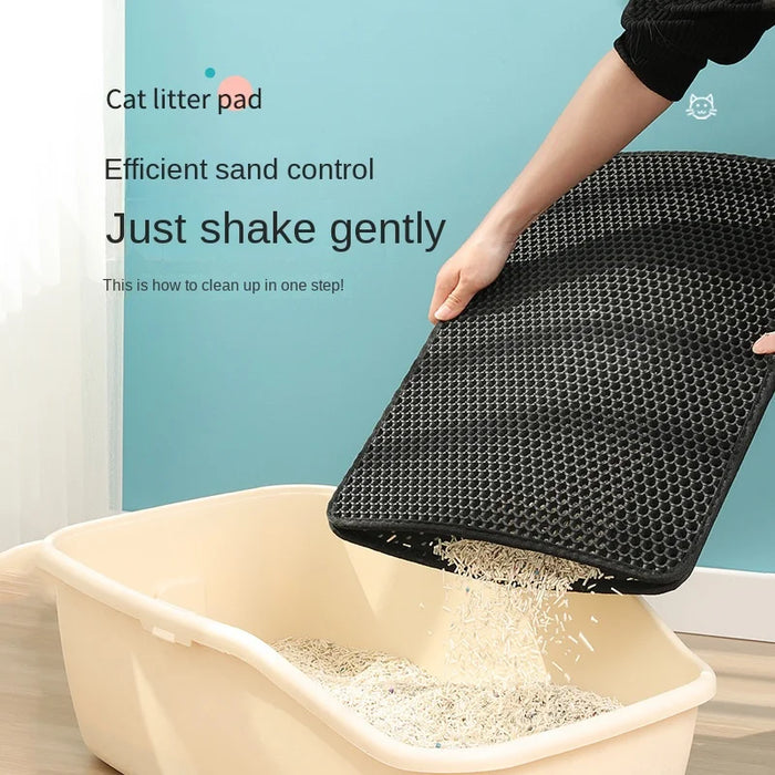 The Easy Cat Litter Mat- The Ultimate Solution for Keeping Your Home Clean and Odor-free.