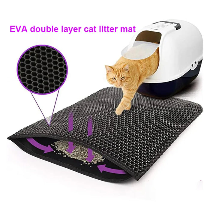 The Easy Cat Litter Mat- The Ultimate Solution for Keeping Your Home Clean and Odor-free.