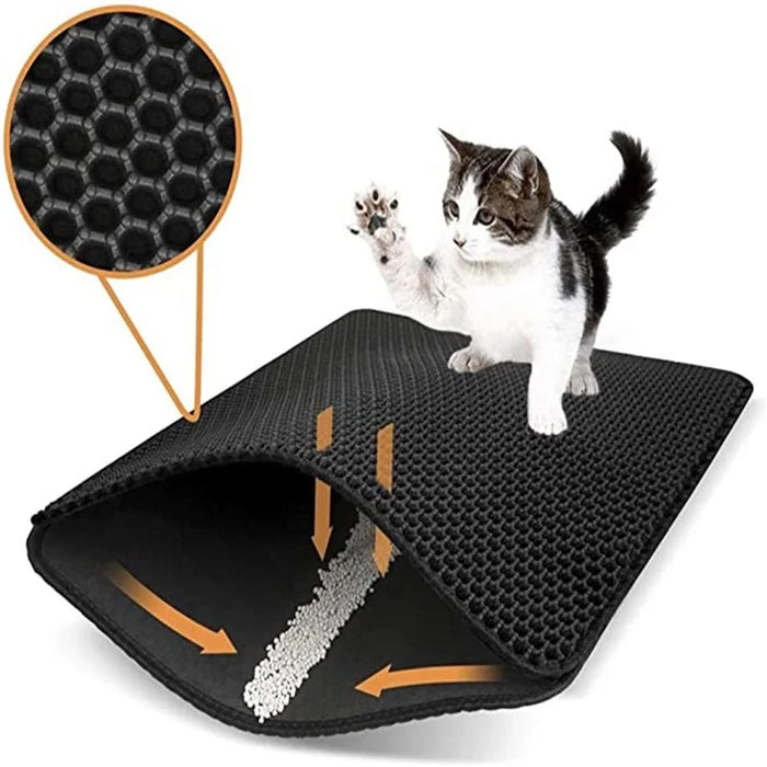 The Easy Cat Litter Mat- The Ultimate Solution for Keeping Your Home Clean and Odor-free.