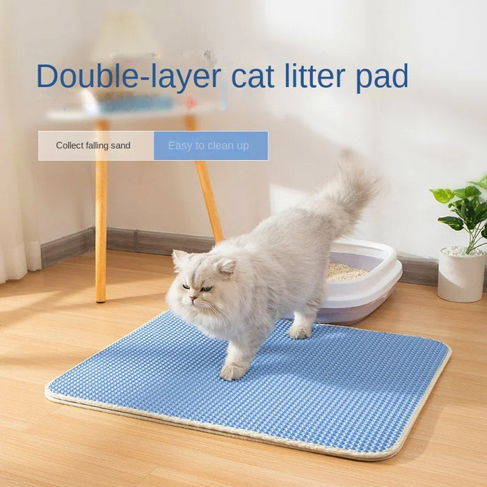 The Easy Cat Litter Mat- The Ultimate Solution for Keeping Your Home Clean and Odor-free.
