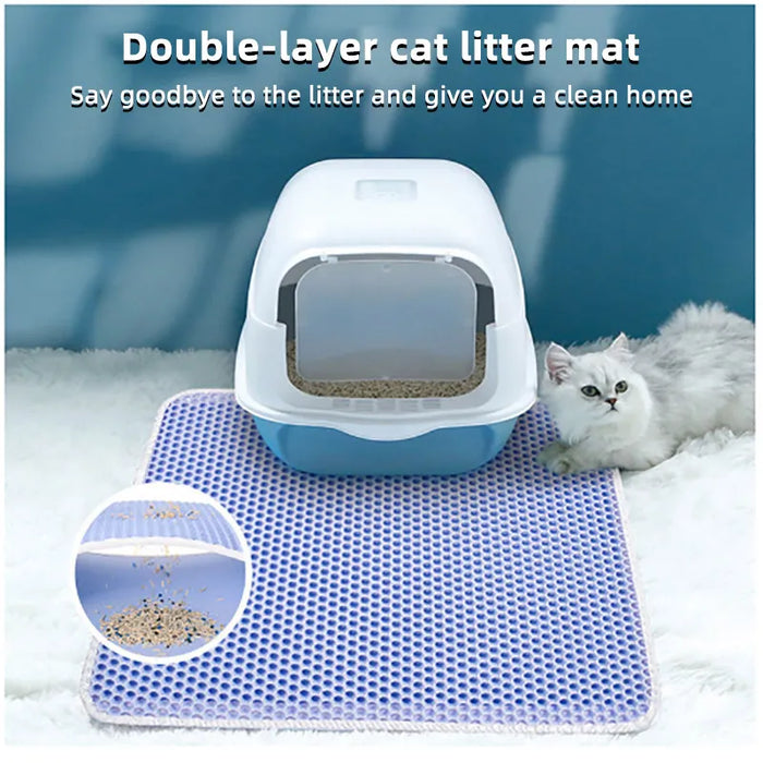 The Easy Cat Litter Mat- The Ultimate Solution for Keeping Your Home Clean and Odor-free.